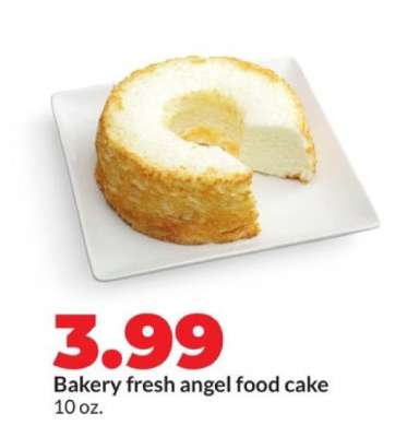Bakery fresh angel food cake