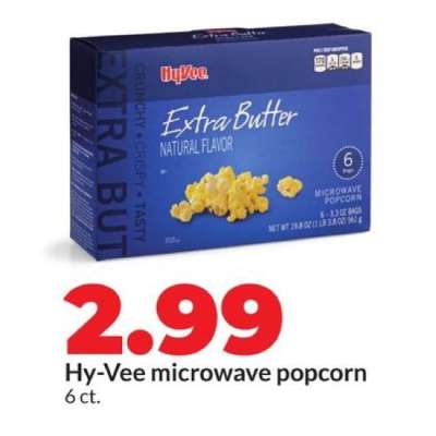 Hy-Vee microwave popcorn