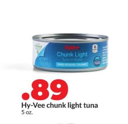 Hy-Vee chunk light tuna