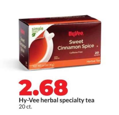 Hy-Vee herbal specialty tea