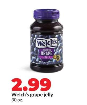 Welch’s grape jelly
