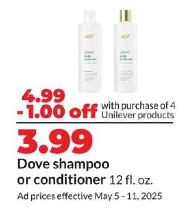 Dove Shampoo or Conditioner