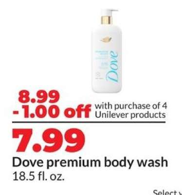 Dove Premium Body Wash*