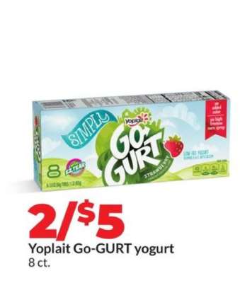 Yoplait Go-Gurt Yogurt*
