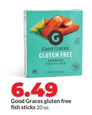Good Graces gluten free fish sticks