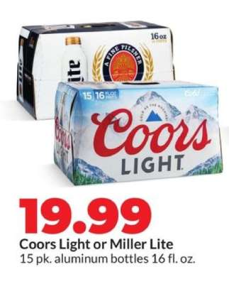 Coors Light or Miller Lite