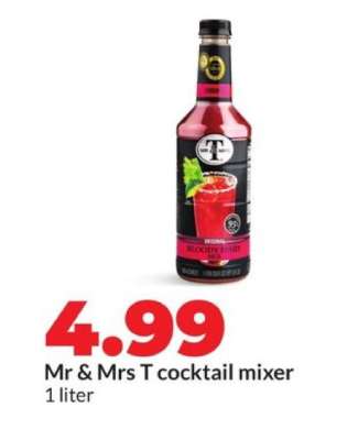 Mr & Mrs T cocktail mixer