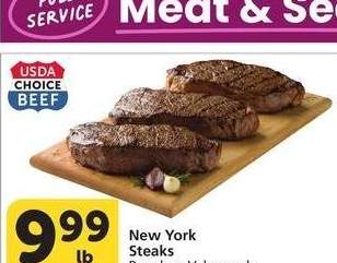 New York Steaks - Boneless, Value pack
