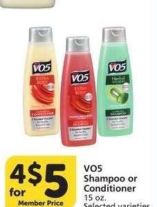 VO5 Shampoo or Conditioner - 15 oz. Selected varieties