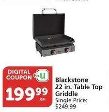 Blackstone 22 in. Table Top Griddle - Single Price: $249.99