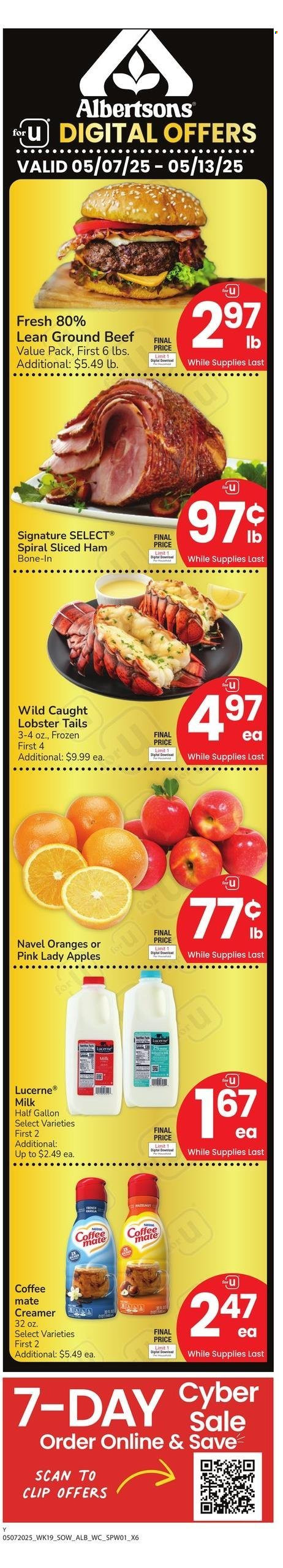 Albertsons ad - 05/07/2025 - 05/13/2025. Page 1