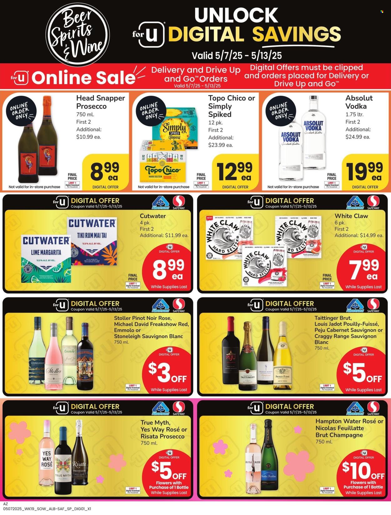 Albertsons ad - 05/07/2025 - 05/13/2025. Page 1