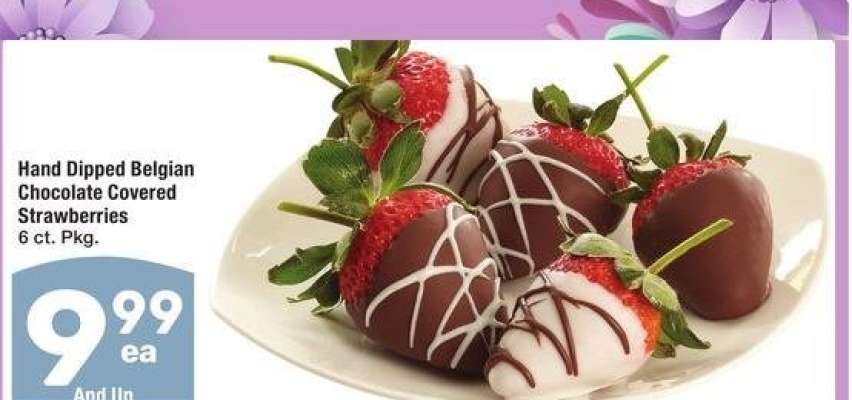 Hand Dipped Belgian Chocolate Covered Strawberries - 6 ct. Pkg.