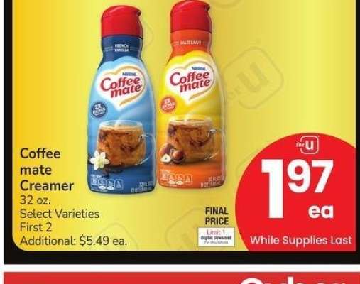 Coffee mate Creamer - 32 oz. 
Select Varieties