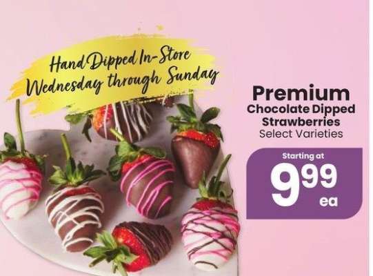 Premium Chocolate Dipped Strawberries - Select Varieties