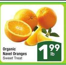 Organic Navel Oranges - Sweet Treat