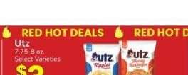 Utz - 7.75-8 oz. Select Varieties