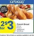 FRENCH BREAD - 16 oz.