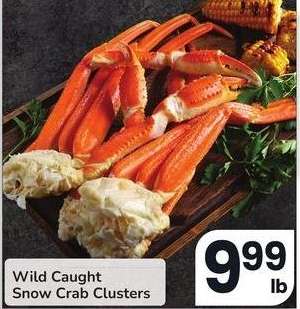Wild-Caught Snow Crab Clusters