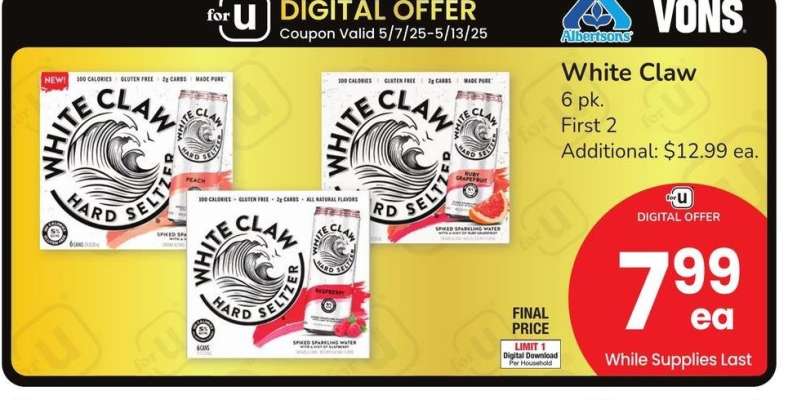 White Claw - 6 pk.