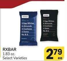 RXBAR - 1.83 oz. Select Varieties