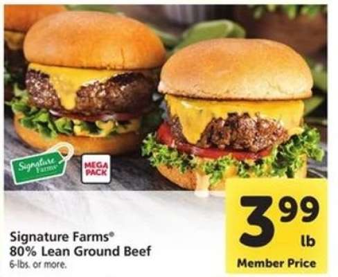 Signature Farms 80% Lean Ground Beef