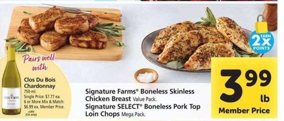 Signature Farms Boneless Skinless Chicken Breast