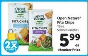 OPEN NATURE PITA CHIPS