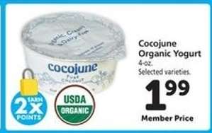 CoCoJune Organic Yogurt