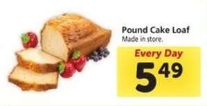 Pound Cake Loaf