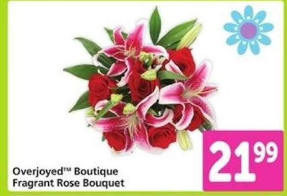 Overjoyed™ Boutique Fragrant Rose Bouquet