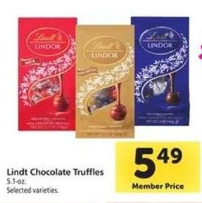 Lindt chocolate truffles