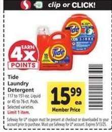 Tide Laundry Detergent