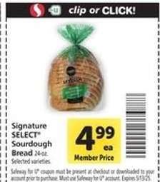 Signature SELECT Sourdough Bread
