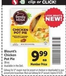 Blount's Chicken Pot Pie