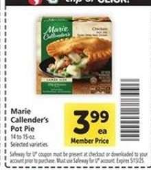 Marie Callender's Pot Pie
