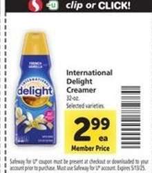 International Delight Creamer