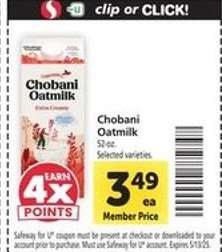 Chobani Oatmilk