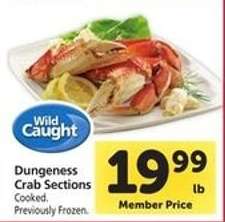 Dungeness Crab Sections