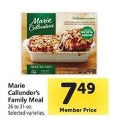 Marie Callender’s Family Meal