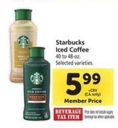 Starbucks Iced Coffee