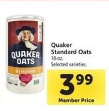 Quaker Standard Oats