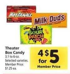 Theater Box Candy