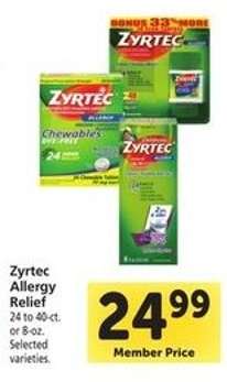 Zyrtec Allergy Relief