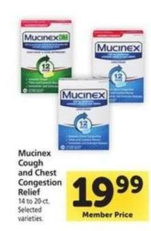 Mucinex Cough and Chest Congestion Relief