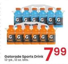 Gatorade Sports Drink - 12 - pk., 12 oz. btls.