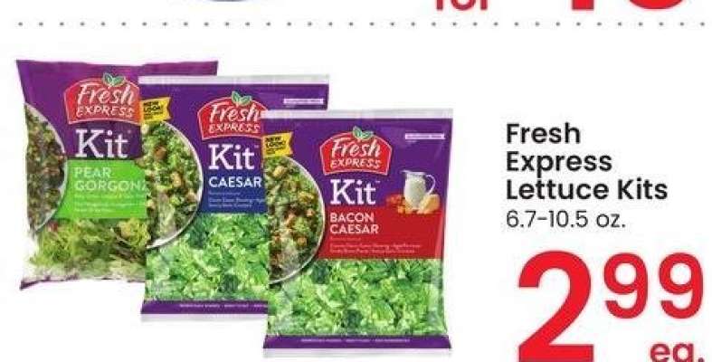 Fresh Express Lettuce Kits - 6.7-10.5 oz.