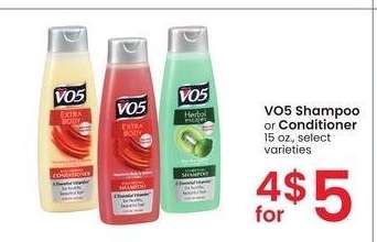 VO5 Shampoo or Conditioner - 15 oz., select varieties