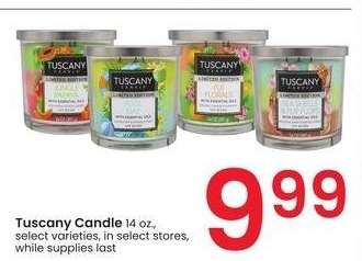 Tuscany Candle - 14 oz., select varieties
