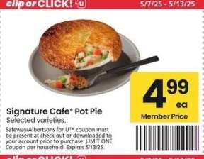 Signature Cafe® Pot Pie - Selected varieties.